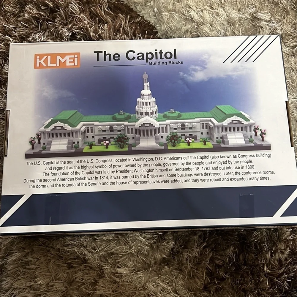 KLMEI the capitol Building Blocks